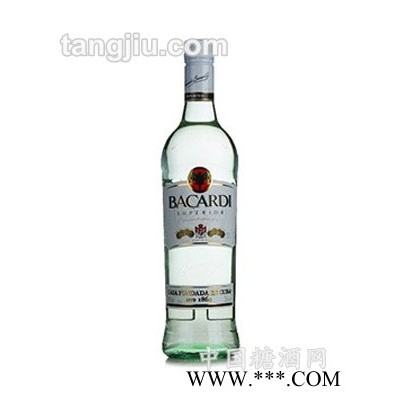 美国百家得白朗姆酒750ml