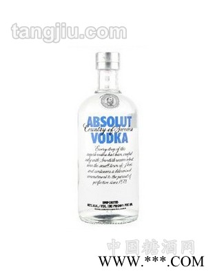 瑞典进口Absolute－Vodka相对伏特加（原味）