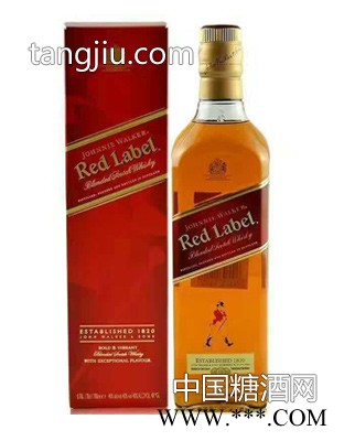 尊尼获加威士忌红牌洋酒图1
