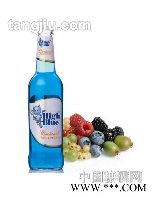 high blue蓝精伶鸡尾酒-宾治味图1