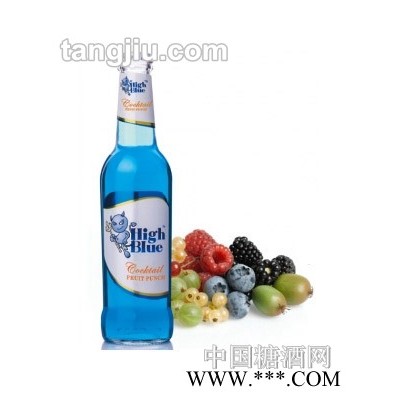 high blue蓝精伶鸡尾酒-宾治味