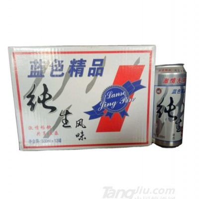 蓝色精品纯生风味500ml×12罐