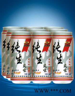 3纯生风味8度啤酒图1