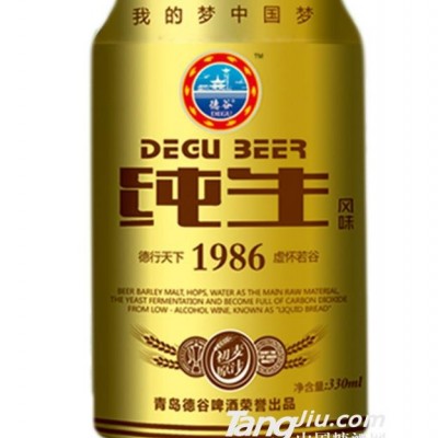 德谷纯生中国梦啤酒-330mlx24罐
