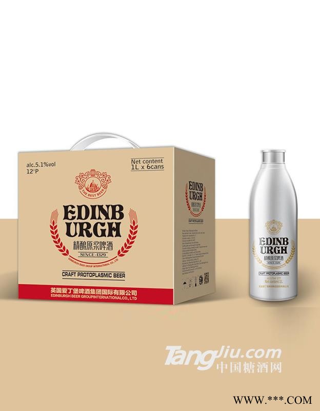 精酿原浆1升礼盒1L×6图1