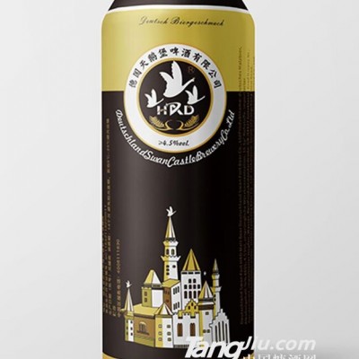 天鹅堡精品啤酒罐装