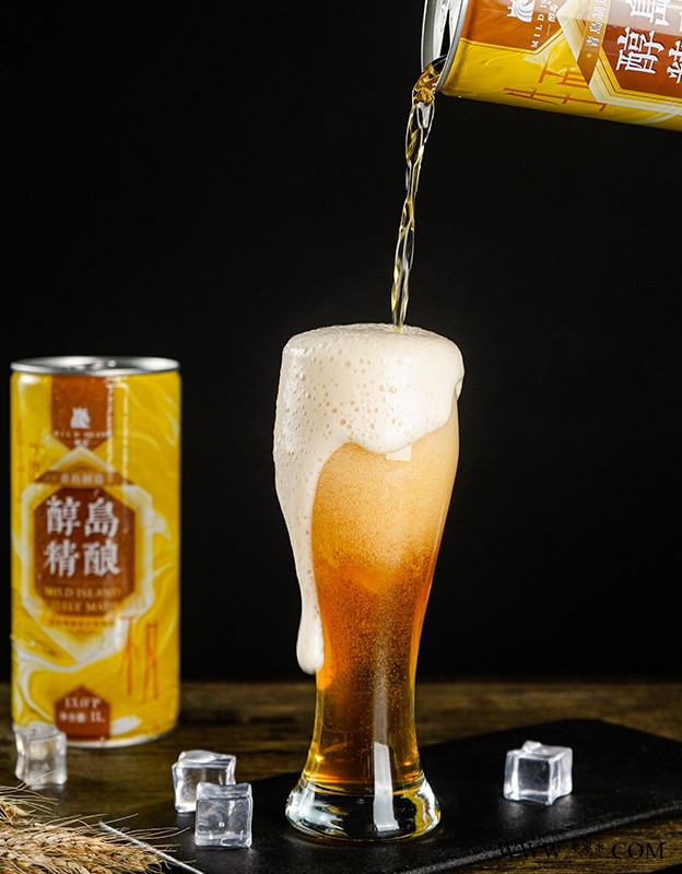 醇岛精酿黄啤1l图3