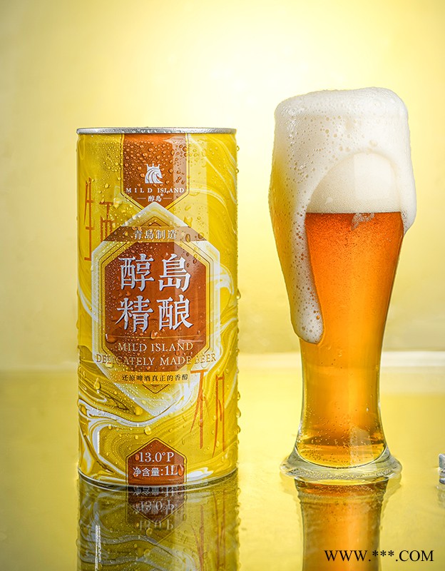 醇岛精酿黄啤1l图4
