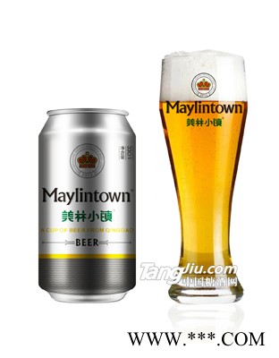 美林小镇啤酒330ML银罐图1