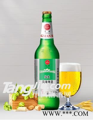 500ml纯生风味绿瓶图1