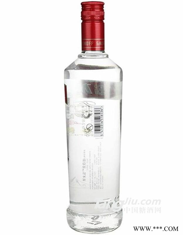 洋酒斯米诺（红牌）皇冠伏特加 750ml图1