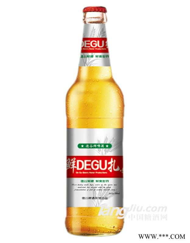 德谷鲜扎啤酒-500mlx12瓶图1