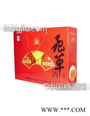 虫草酒简易礼盒480mlx2图1