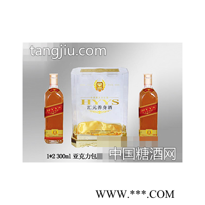 32°300ml 1*2 亚克力包装 汇元养生酒