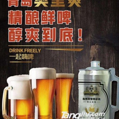 青岛奥利爽啤酒原浆啤酒