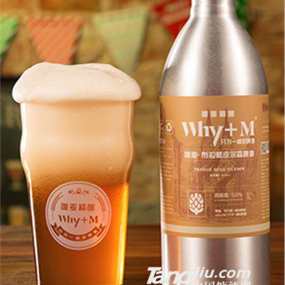 青岛唯麦精酿啤酒皮尔森黄啤拉格
