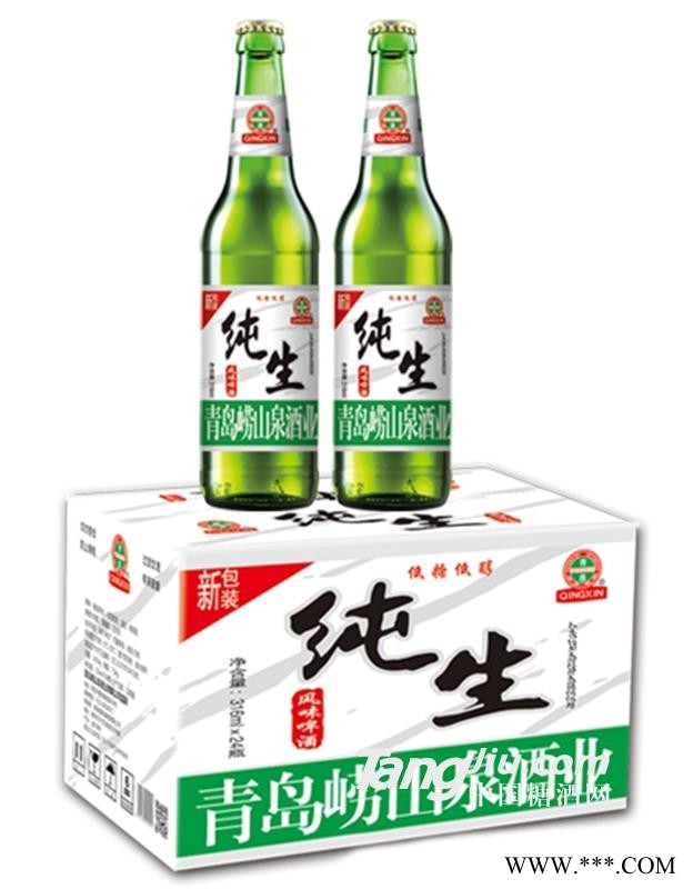 崂山泉纯生啤酒316ml图1