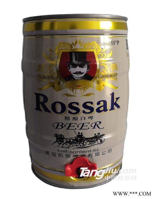 美国凯撒精酿白啤-5L图1