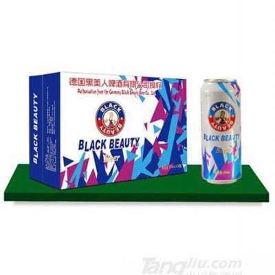 黑美人啤酒500mlx12罐