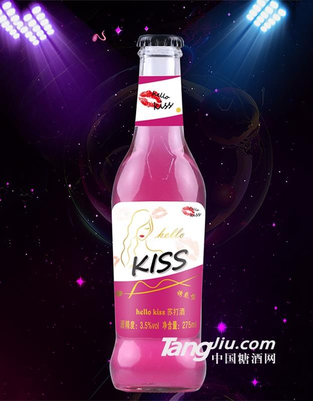 hello kiss苏打酒系列诱惑型275ml图1