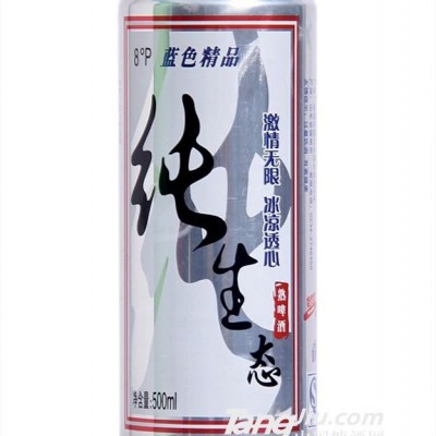 8°P克代尔纯生态啤酒500ml