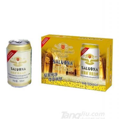 11°P萨罗娜原浆白啤酒320ml