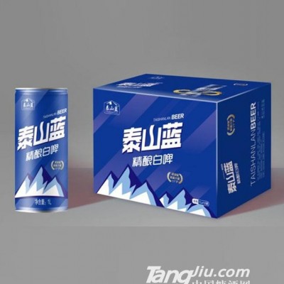 泰山蓝精酿白啤1L