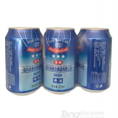 哈尔滨麦爽冰爽啤酒320ml