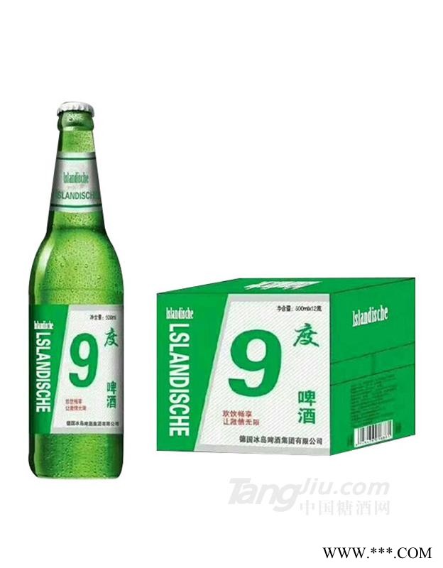9度啤酒500mlx12瓶图1