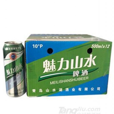 魅力山水啤酒10度500mlx12