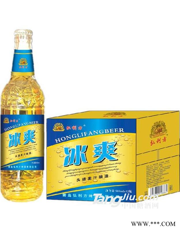 弘利方冰爽啤酒500mlx12瓶图1