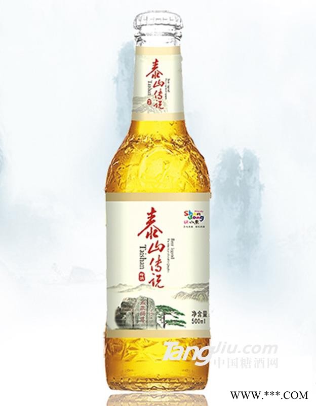 泰山传说品醇啤酒500ml图1