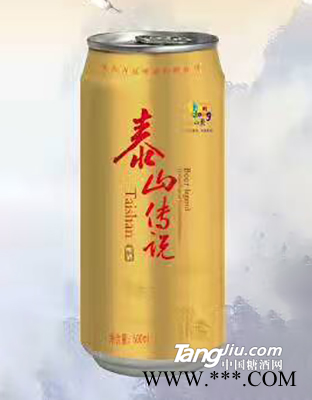 泰山传说啤酒495ml罐装