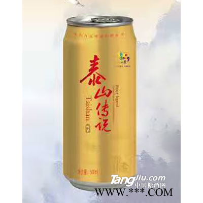 泰山传说啤酒495ml罐装