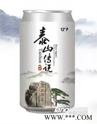 泰山传说啤酒330ml罐装