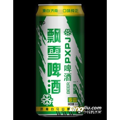 飘雪罐啤酒