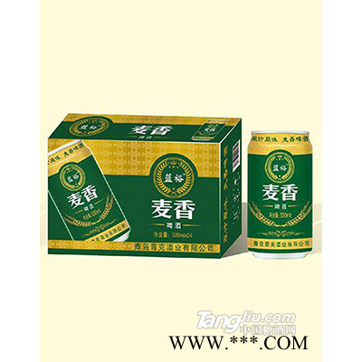 蓝裕麦香啤酒320mlx24罐