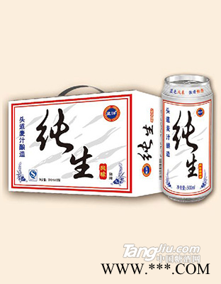 蓝浒纯生啤酒500ml×12罐