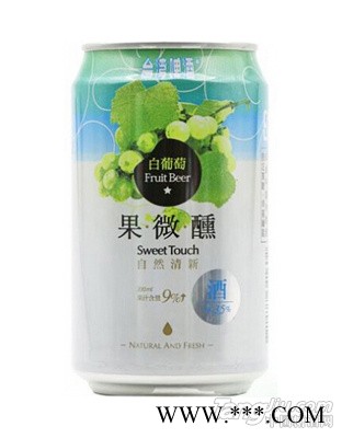 台湾啤酒白葡萄味 易拉罐装330ml图1
