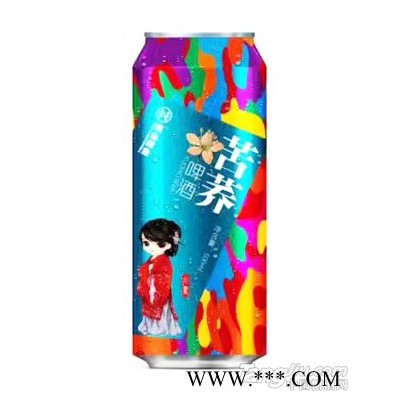 黄山印象苦荞养生啤酒11度500ml罐装