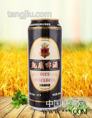 1007凯盾原浆精酿黑啤酒500ml图1