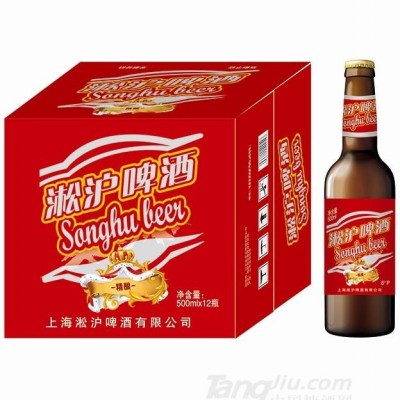 淞沪啤酒精酿（棕）500ml