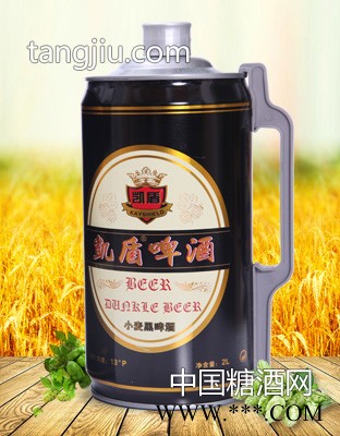 1005凯盾小麦原浆黑啤酒2L图1