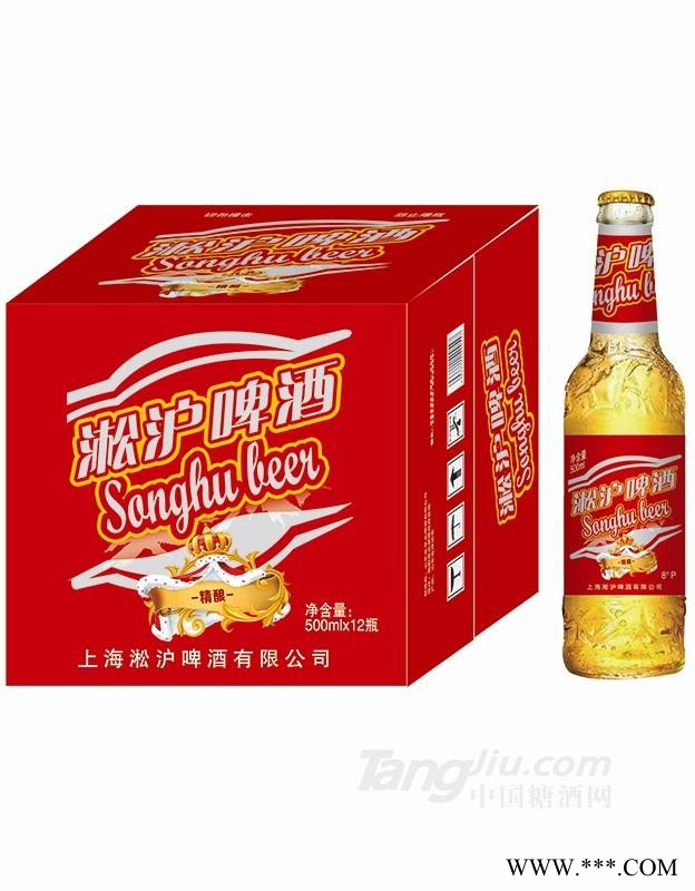 淞沪啤酒精酿（红）500ml图1
