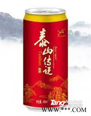 泰山传说啤酒500ml罐装图1
