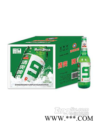 清爽啤酒500mlx12瓶图1