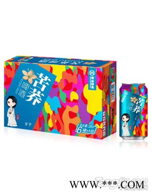 黄山印象苦荞养生啤酒9度330ml箱装图1