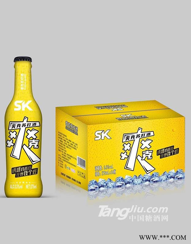 爽克苏打酒（黄瓶）图1