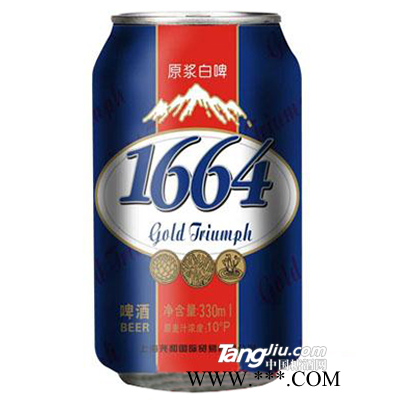 金凯旋1644原浆白啤啤酒330ml