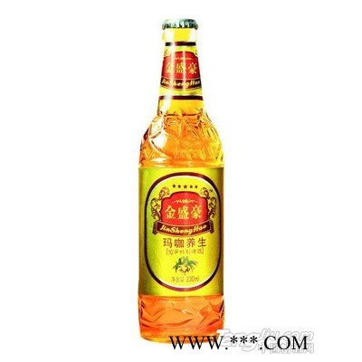 金盛豪玛咖养生啤酒10度330ml玻璃瓶装啤酒
